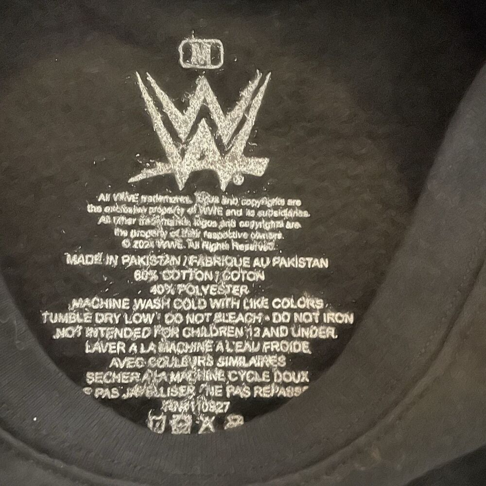 The Rock WWE Champion sweater sweatshirt Medium NEW NWOT Black Mens - Picture 4 of 4